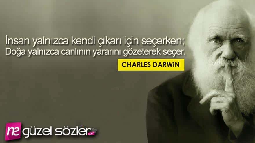Charles Darwinin Sözleri