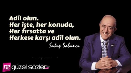 Sakıp Sabancı Sözleri