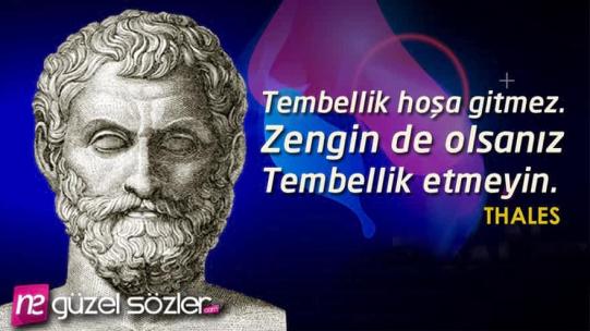 Thales Sözleri