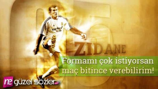 Zidane Sözleri