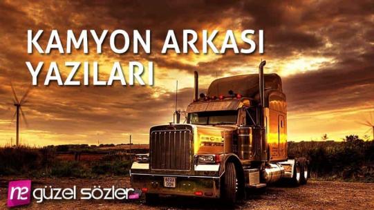 Kamyon Arkası Sözleri