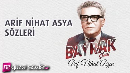 Arif Nihat Asya Sözleri