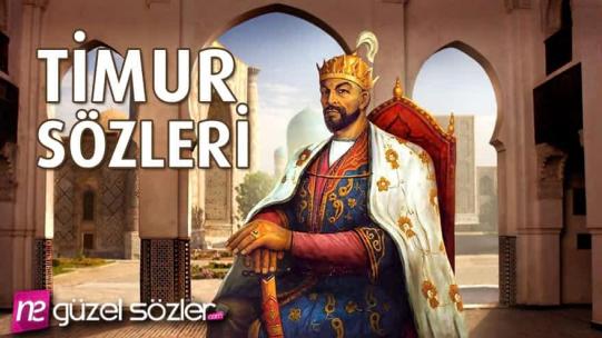 Timur Sözleri