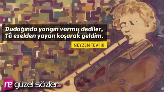 Neyzen Tevfik Sözleri