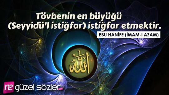 Ebu Hanife Sözleri