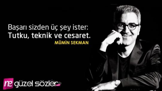 Mümin Sekman Sözleri