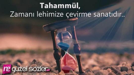 Tahammül Sözleri